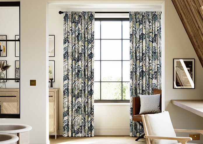 Maggie, Teal - Made to Measure Curtains - Image 3